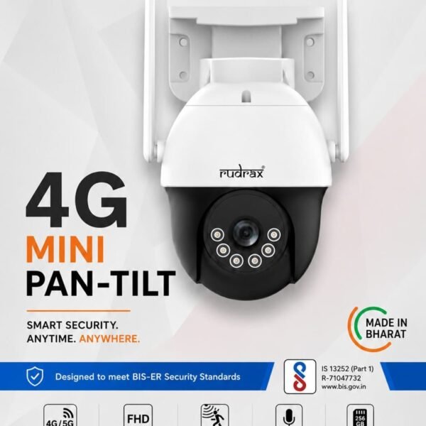 RUDRAX 4G Sim support rotating camera
